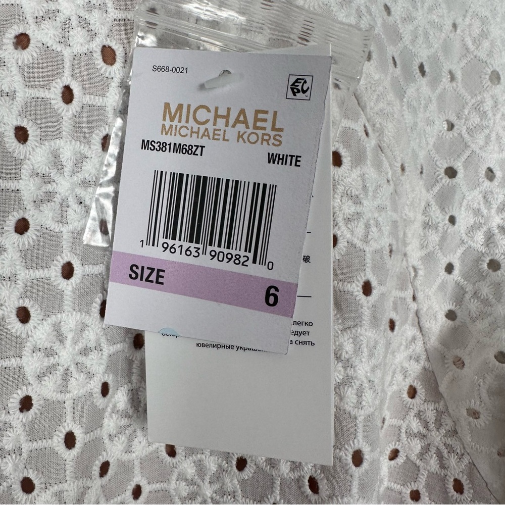 Michael Kors Eyelet Mini Dress Various NEW white Nude Cutout - Picture 5 of 9
